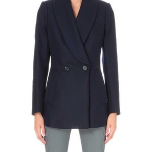 REISS Malika ink wool coat